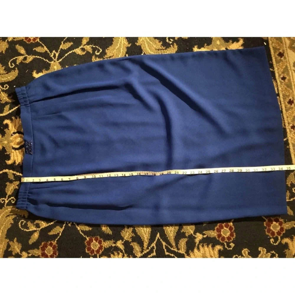 Dazzling Matching Jacket/skirt Set Ben Marc International Navy Blue S 18